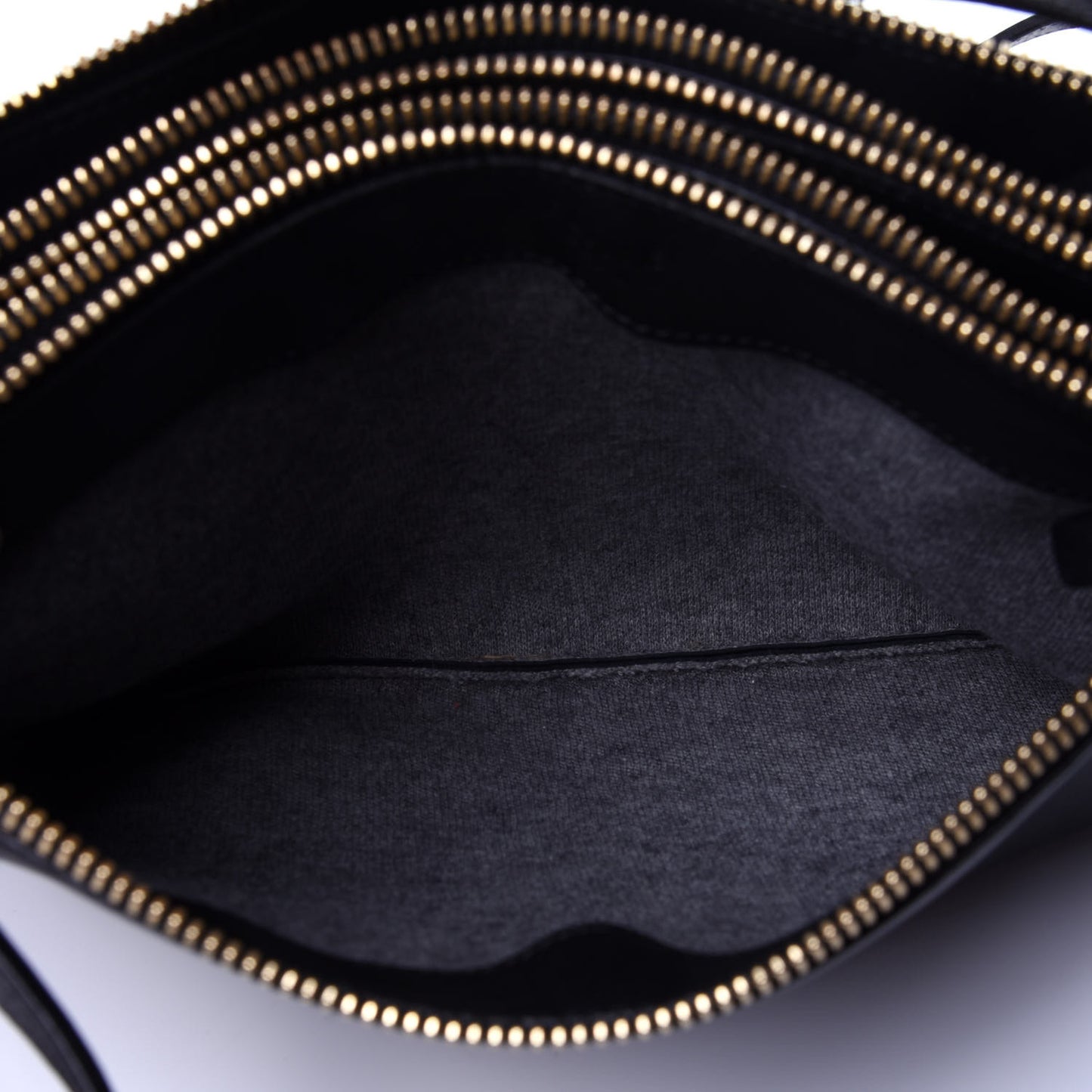 Lambskin Small Trio Crossbody Bag Black