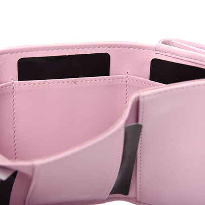 Chanel Goatskin Quilted Chanel 19 Flap Wallet Pink 6 of 9