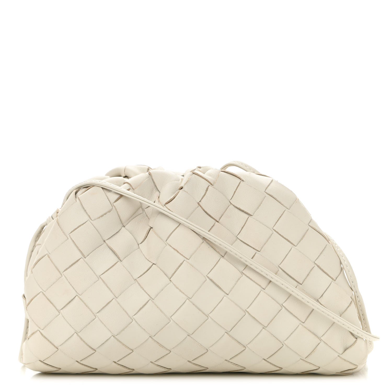 Bottega Veneta Nappa Intrecciato The Mini Pouch Plaster 1 of 12