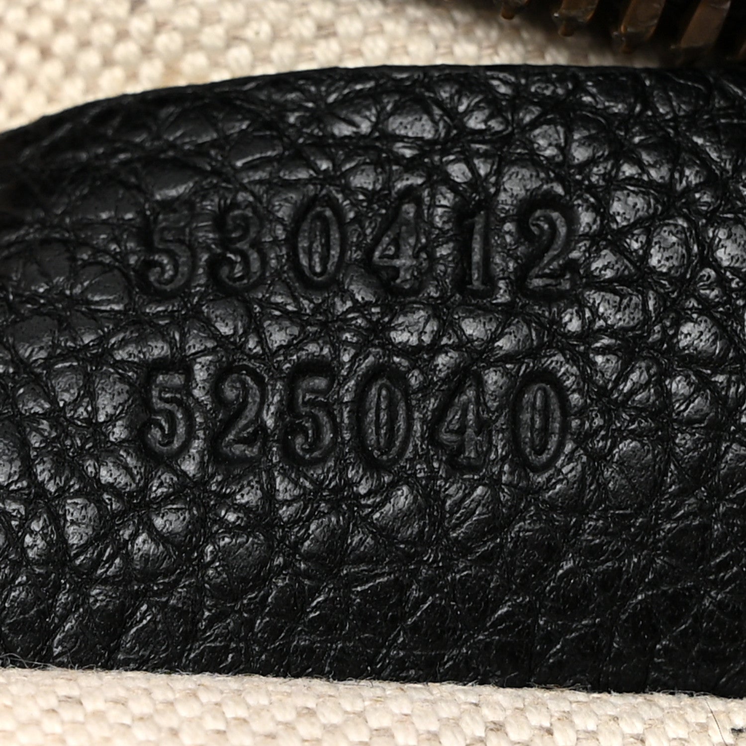 Gucci Grained Calfskin Logo Belt Bag Black 7 of 10