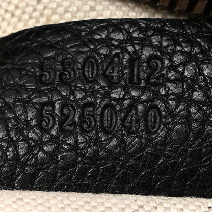 Gucci Grained Calfskin Logo Belt Bag Black 7 of 10