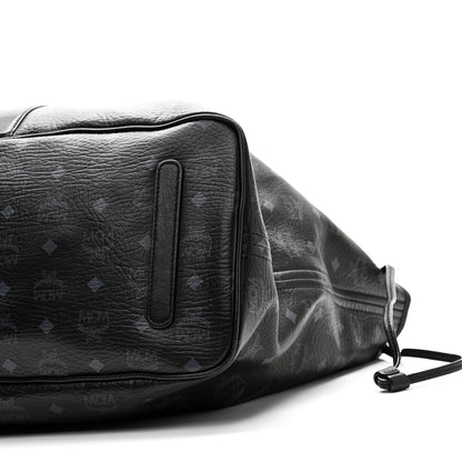 MCM Visetos Large Liz Reversible Shopper Tote Black 16 of 17