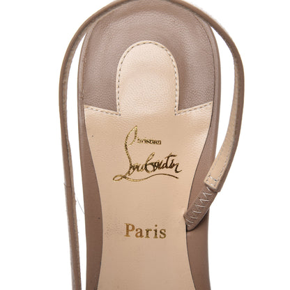 Christian Louboutin Nappa PVC Optisexy 70 Pumps 37 Nude 8 of 10