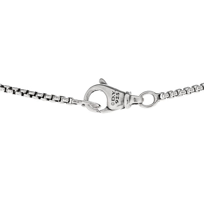 David Yurman Sterling Silver 1.7mm Baby Box Chain Necklace 20" 4 of 5