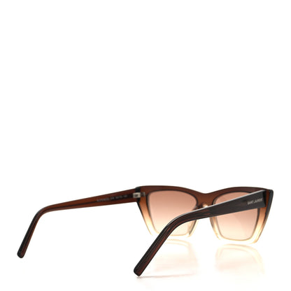 Saint Laurent Acetate Mica Cat Eye Sunglasses SL 276 Brown 4 of 8