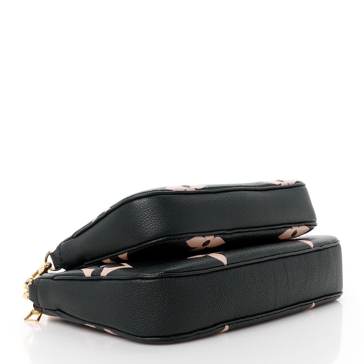 Louis Vuitton Empreinte Monogram Giant Multi Pochette Accessories Black Beige 4 of 11
