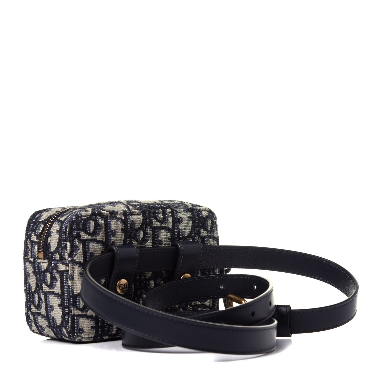 Christian Dior Oblique Belt Pouch Blue 3 of 13