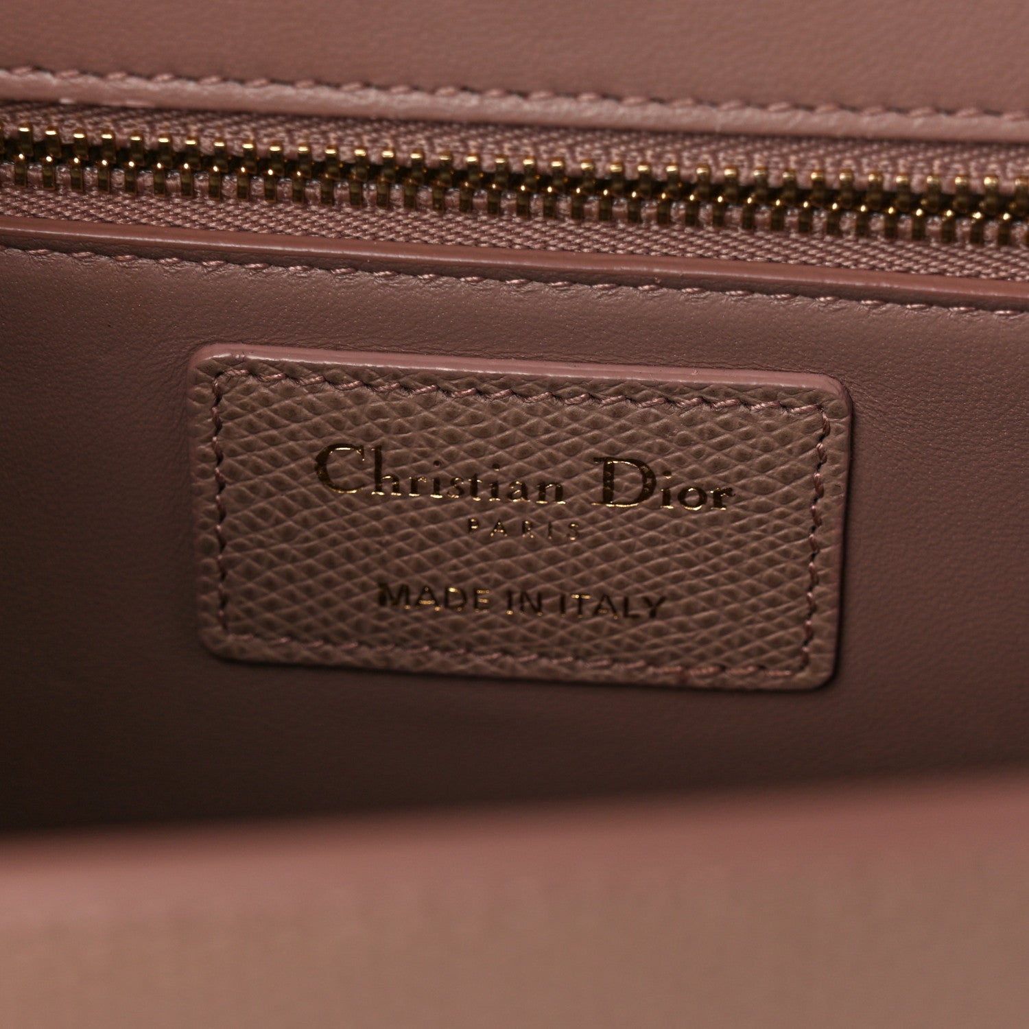 Christian Dior Grained Calfskin 30 Montaigne Chain Flap Bag Blush 6 of 14