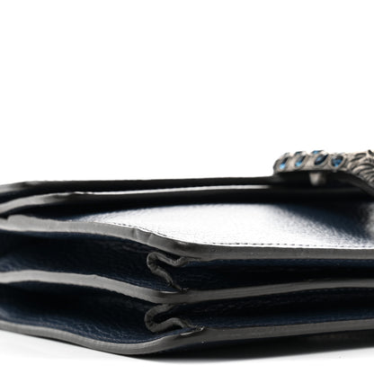 Gucci Dollar Calfskin Crystal Small Dionysus Shoulder Bag Blue Agata Montana Sapphire 9 of 11