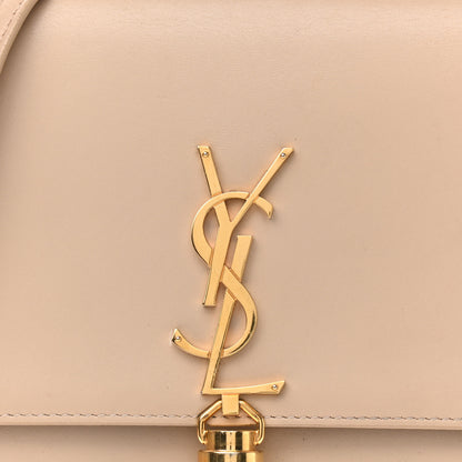 Saint Laurent Smooth Calfskin Classic Monogram Kate Tassel Chain Wallet Light Natural 8 of 13