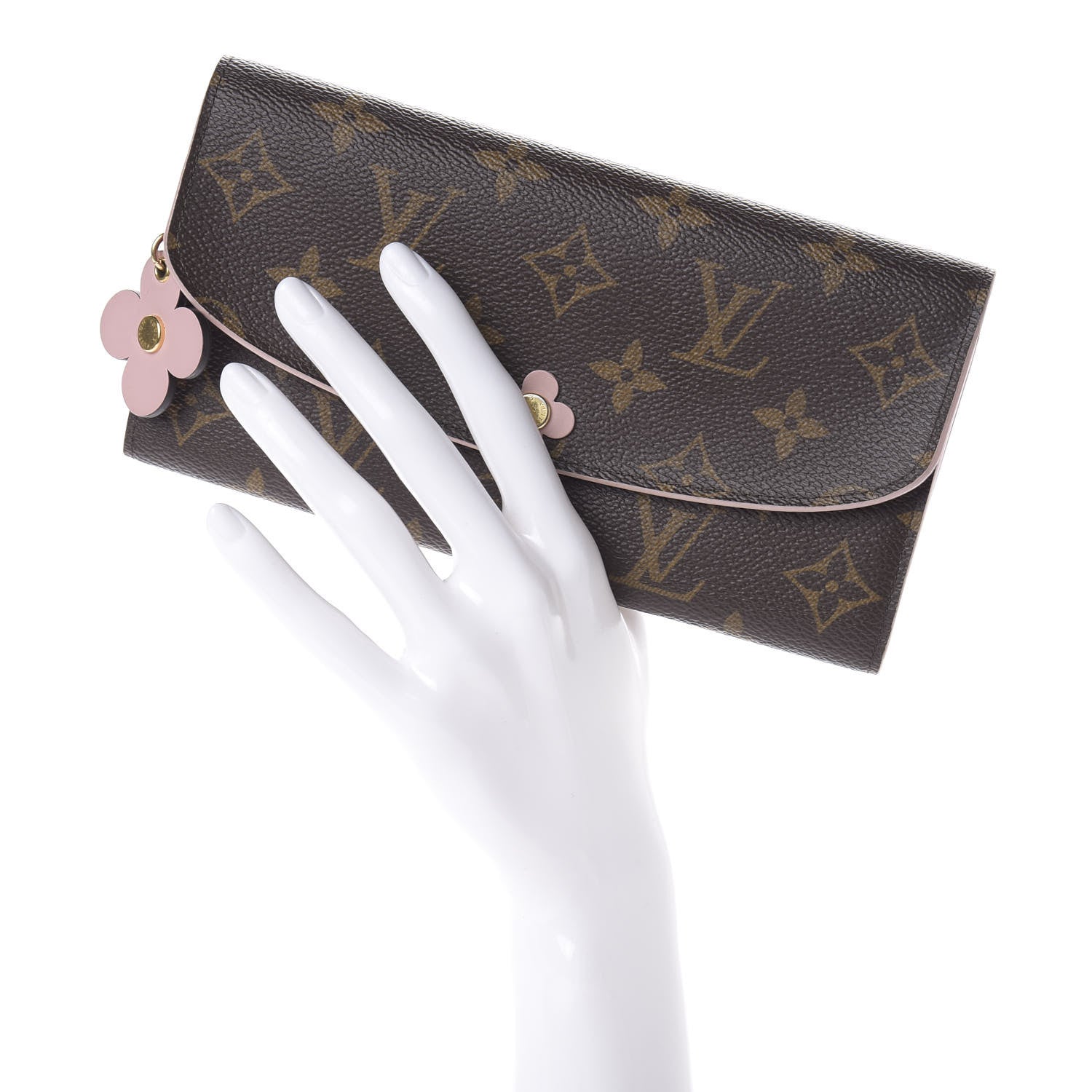 Louis Vuitton Monogram Bloom Flower Emilie Wallet 2 of 6