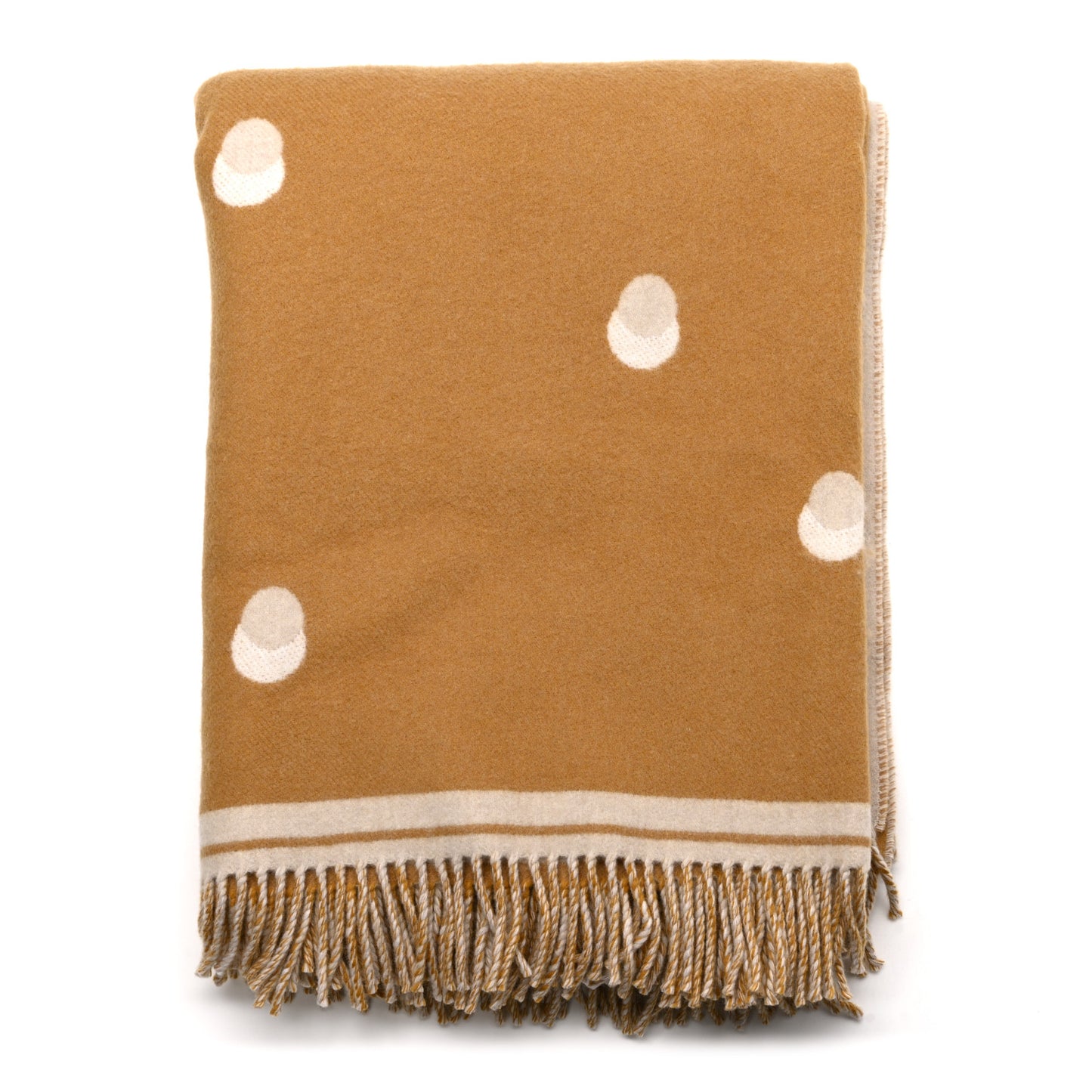 Merinos Wool Cashmere Cheval Cabriolet Blanket Sable
