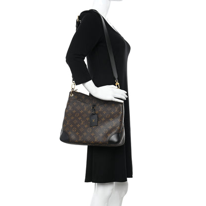 Louis Vuitton Monogram Odeon MM Black 2 of 10