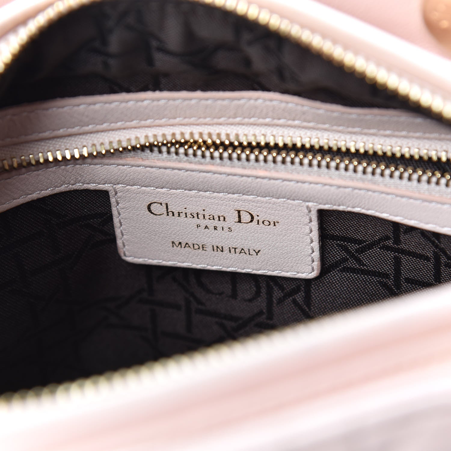 Christian Dior Lambskin Cannage Medium Lady Dior Light Pink 6 of 9