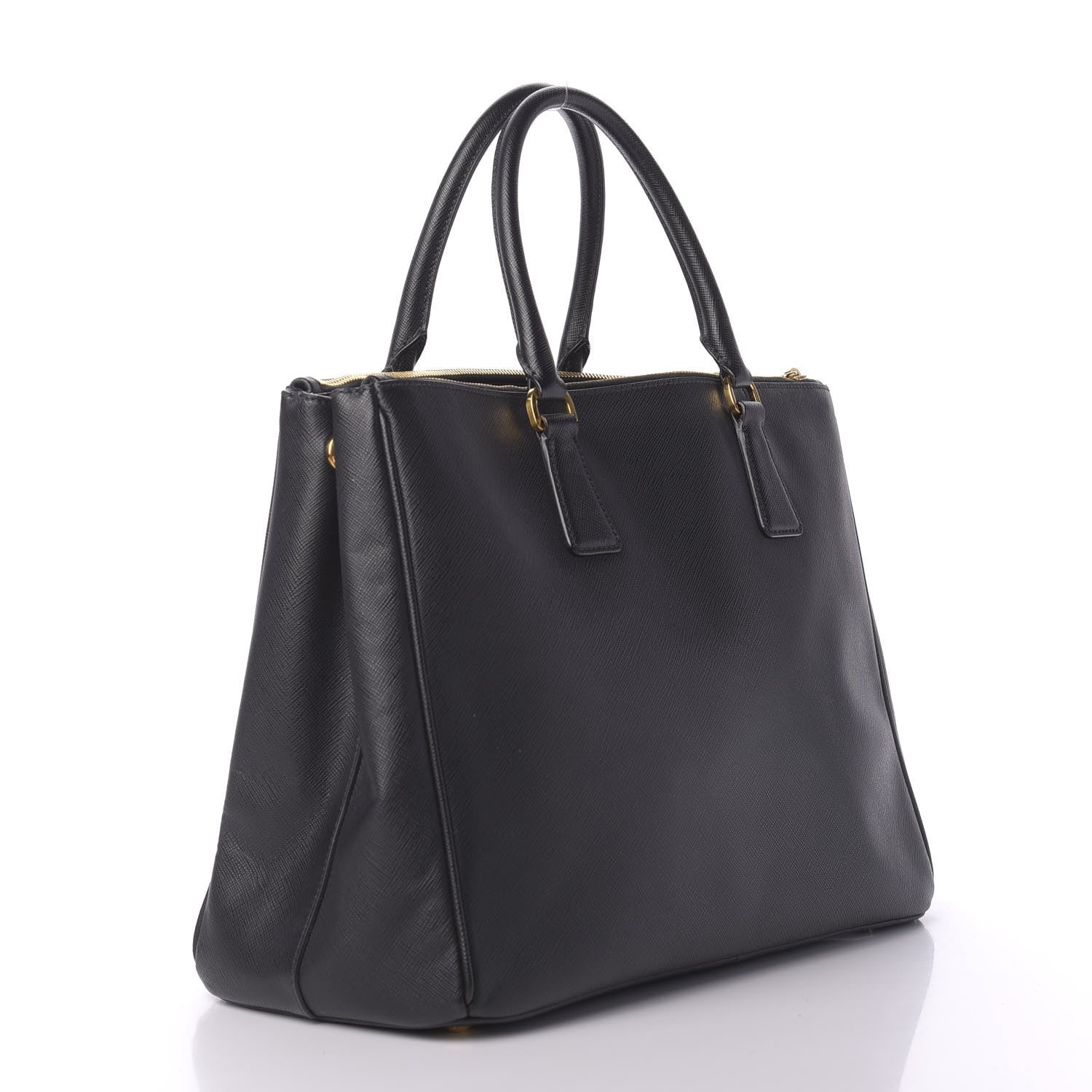 Prada Saffiano Large Galleria Double Zip Tote Black 3 of 10