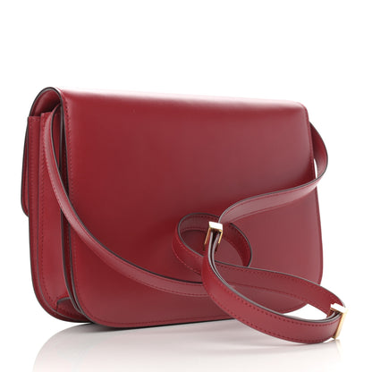 Celine Box Calfskin Medium Classic Box Flap Bag Red 3 of 11