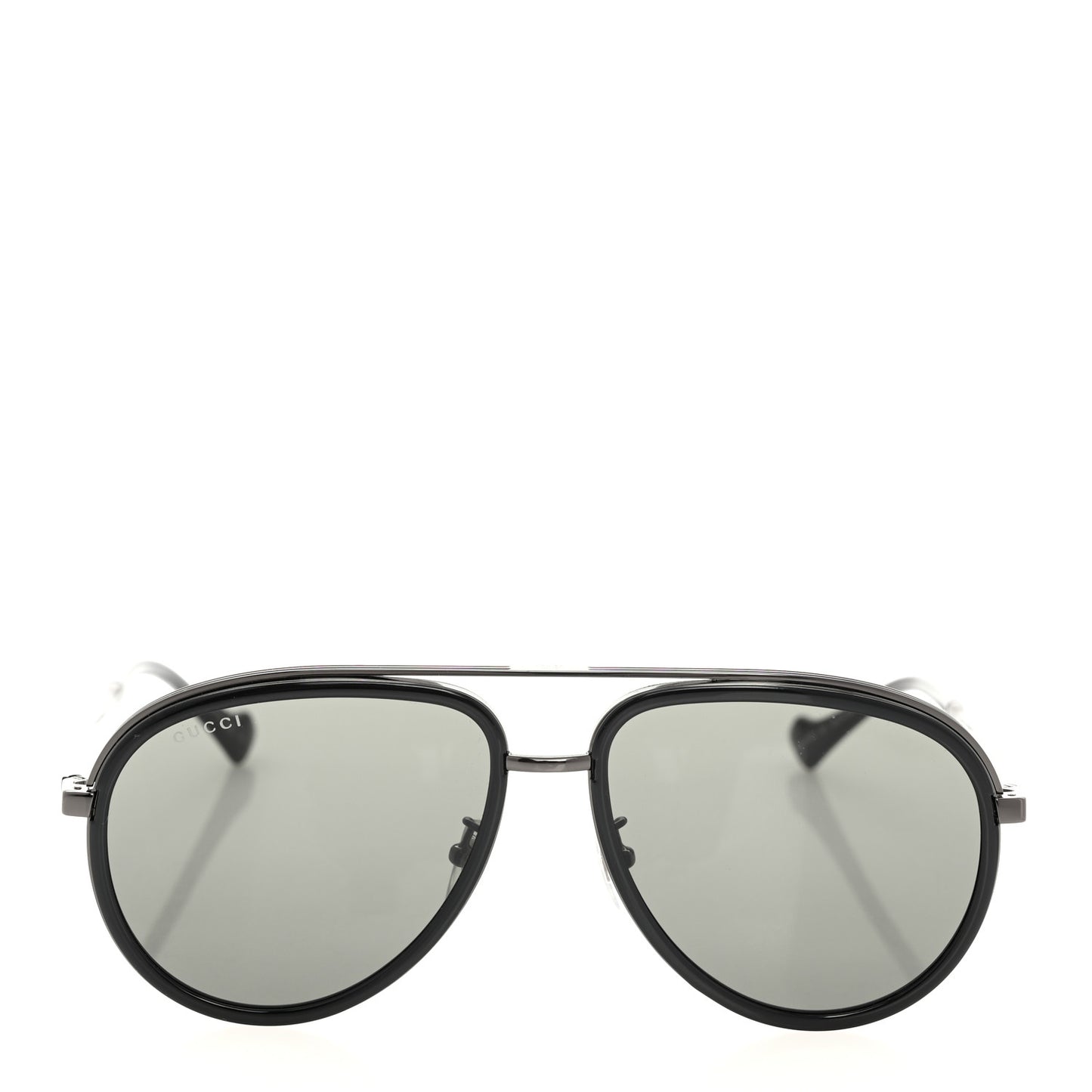 Metal Aviator Sunglasses GG1097S Grey Black
