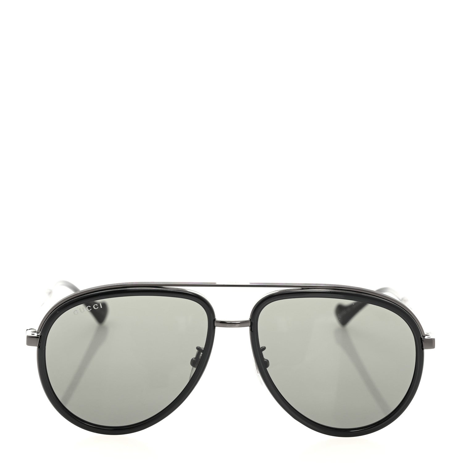 Gucci Metal Aviator Sunglasses GG1097S Grey Black 2 of 8