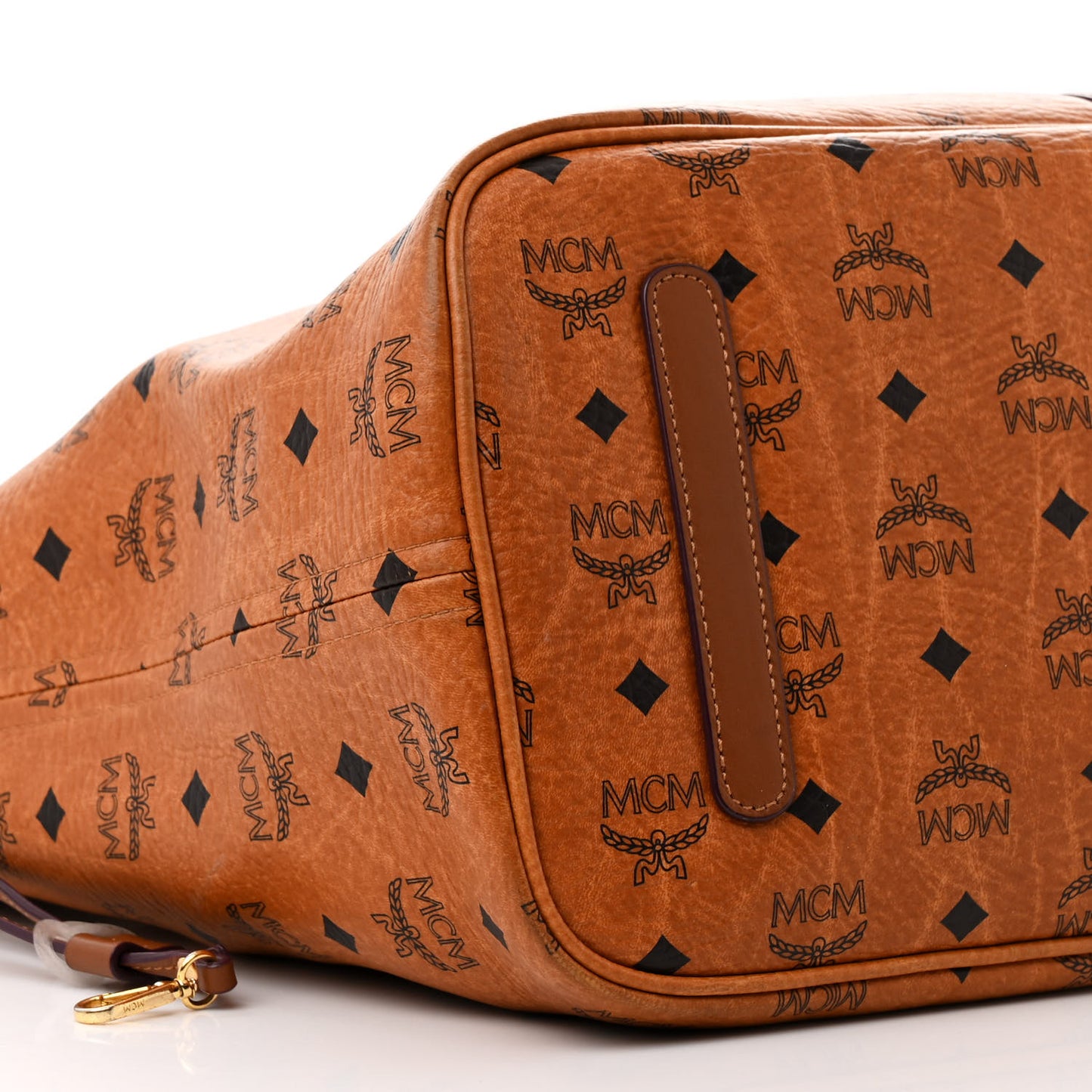 Visetos Large Liz Reversible Shopper Tote Cognac