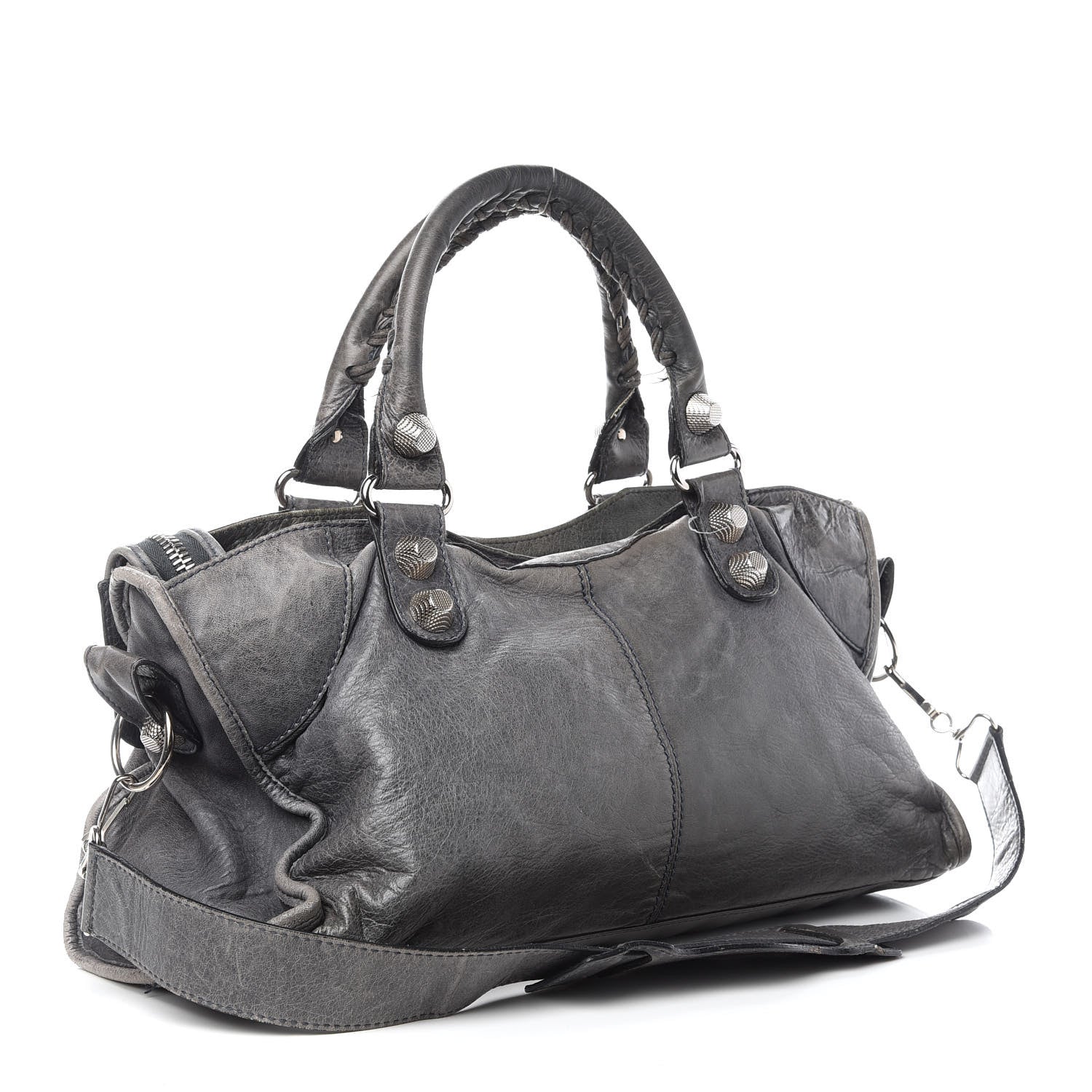 Balenciaga Agneau Giant 21 Silver Hardware Part Time Anthracite 3 of 14