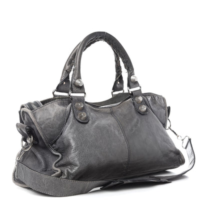 Balenciaga Agneau Giant 21 Silver Hardware Part Time Anthracite 3 of 14