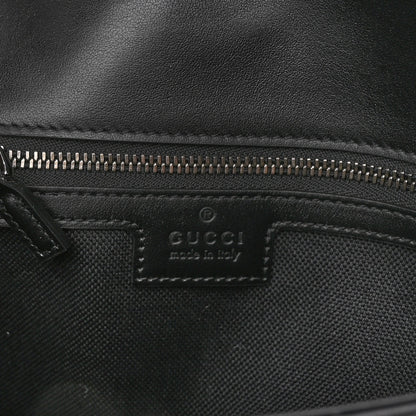 Gucci Calfskin Matelasse Monochrome Small GG Marmont Shoulder Bag Black 5 of 8