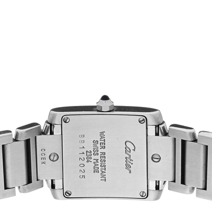 Cartier Stainless Steel 20mm Tank Francaise Quartz Watch 4 of 5