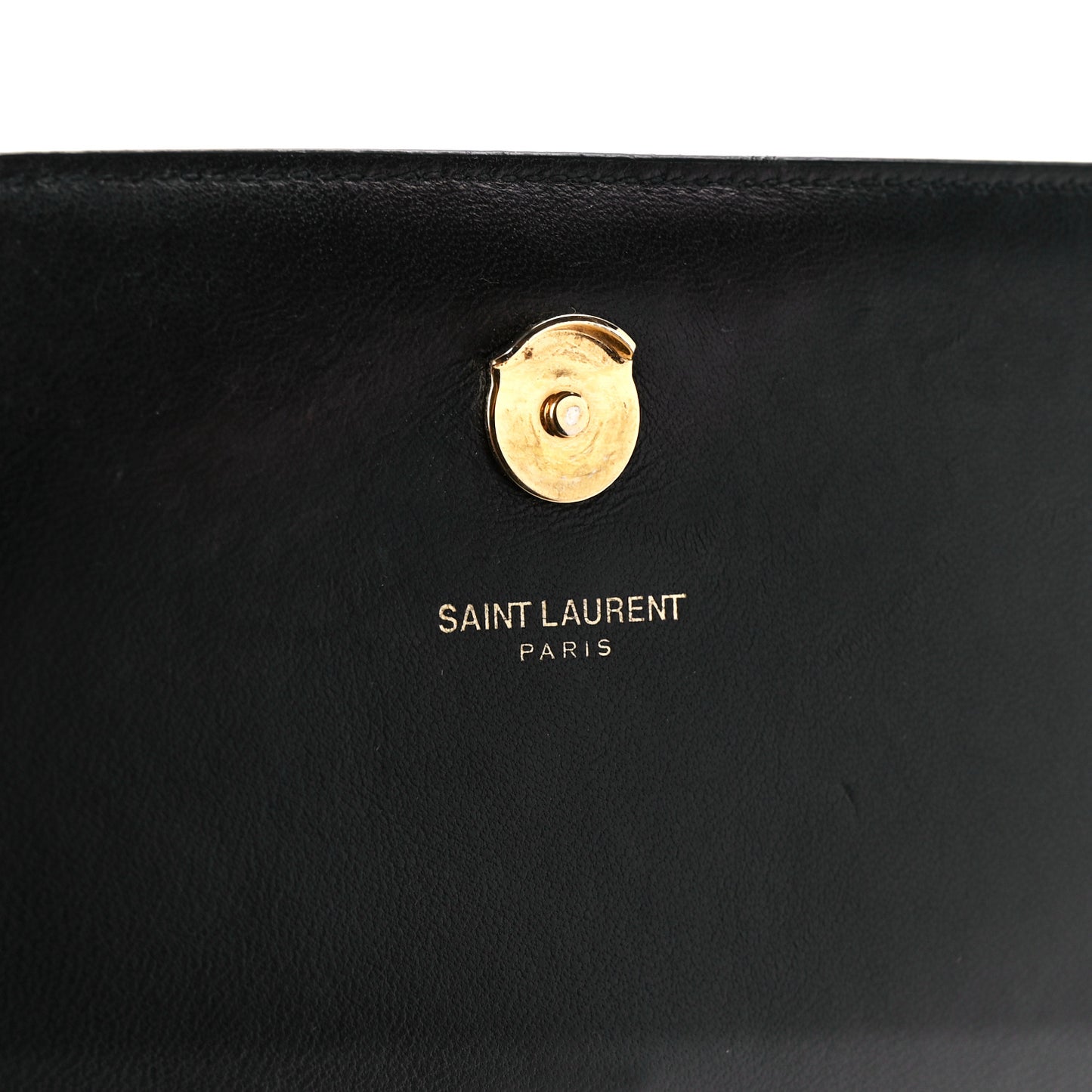 Suede Medium Classic Monogram Kate Satchel Black