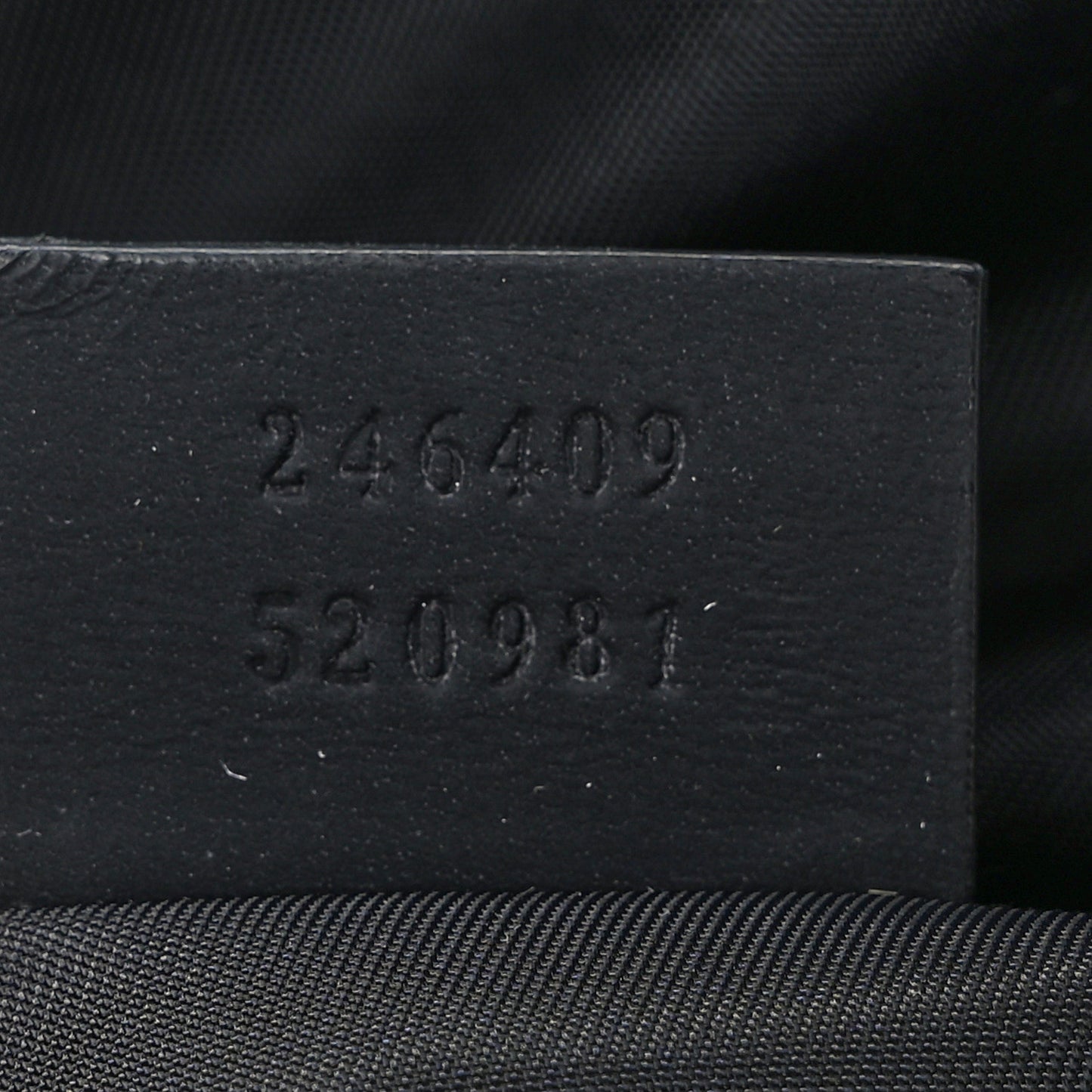 Guccissima Web Belt Bag Black