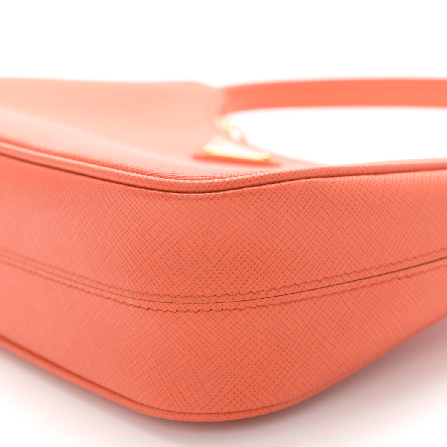 Prada Saffiano Lux Mini Re-Edition Shoulder Bag Arancio 11 of 11