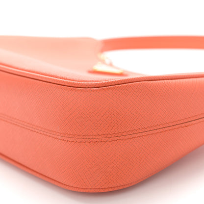 Prada Saffiano Lux Mini Re-Edition Shoulder Bag Arancio 11 of 11