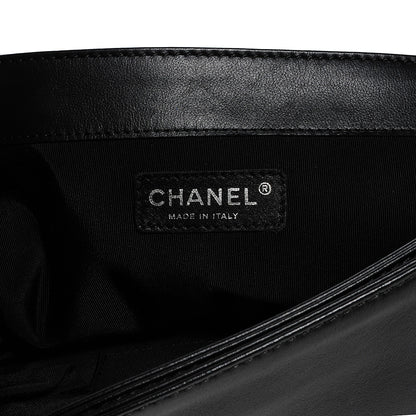 Chanel Calfskin Enchained Large Boy Flap Black 6 of 11