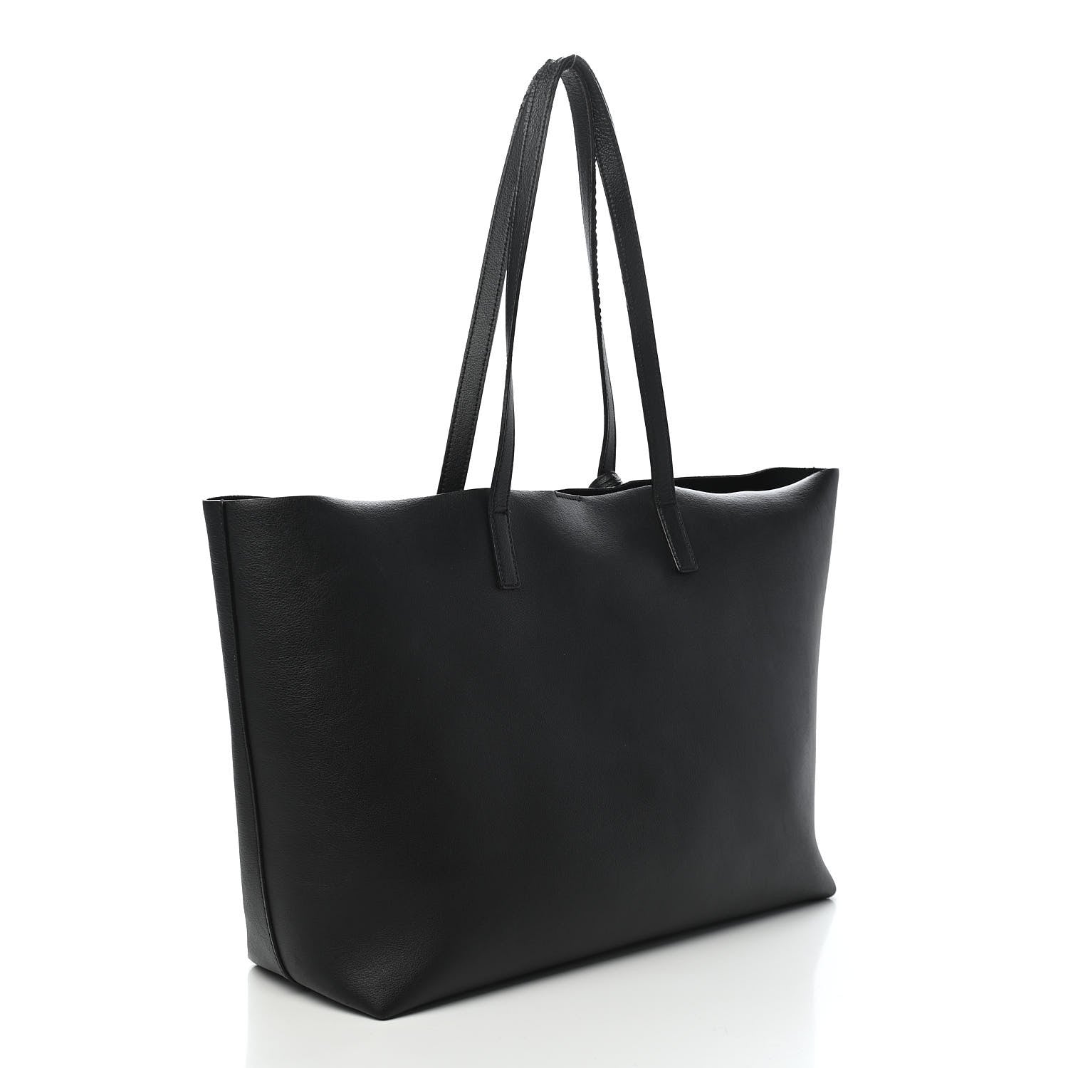 Saint Laurent Calfskin Large Shopping Tote Black 3 of 11