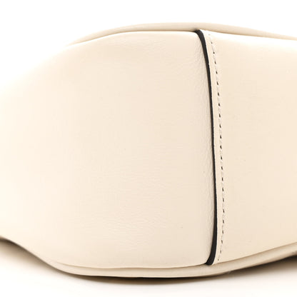 Gucci Calfskin Matelasse Small GG Marmont Shoulder Bag White 9 of 10