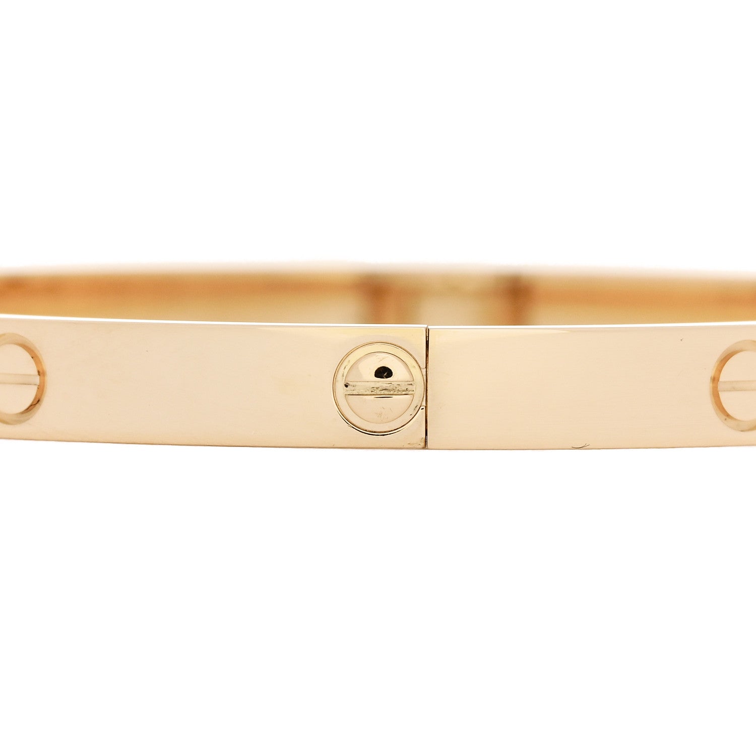Cartier 18K Yellow Gold Medium LOVE Bracelet 18 4 of 8