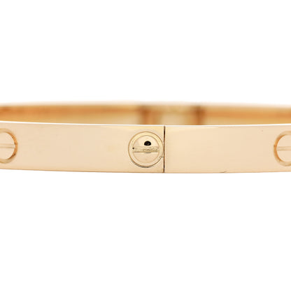 Cartier 18K Yellow Gold Medium LOVE Bracelet 18 4 of 8