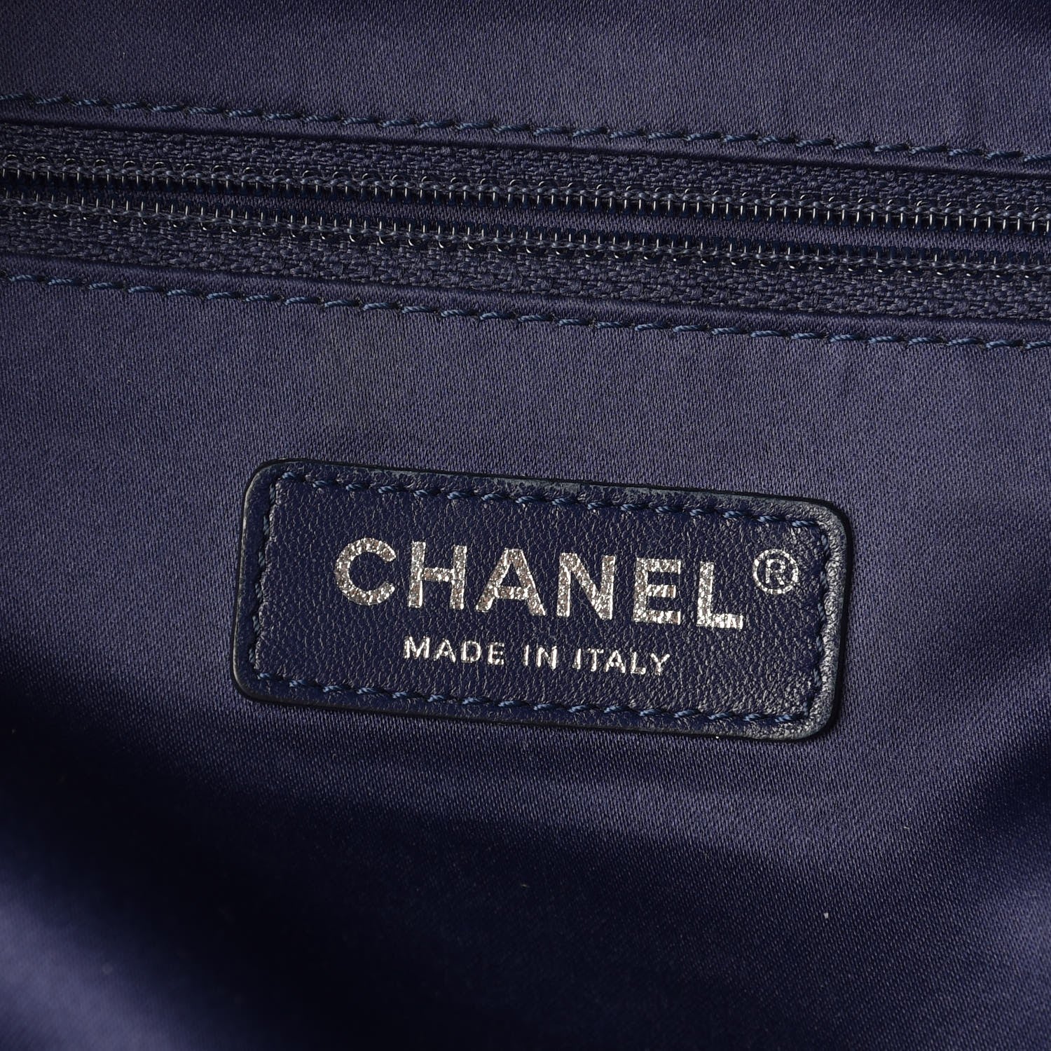 Chanel Tweed Nylon Quilted Astronaut Essentials Backpack Navy 6 of 7