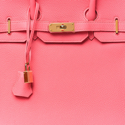 Hermes Togo Birkin 35 Rose Lipstick 8 of 11
