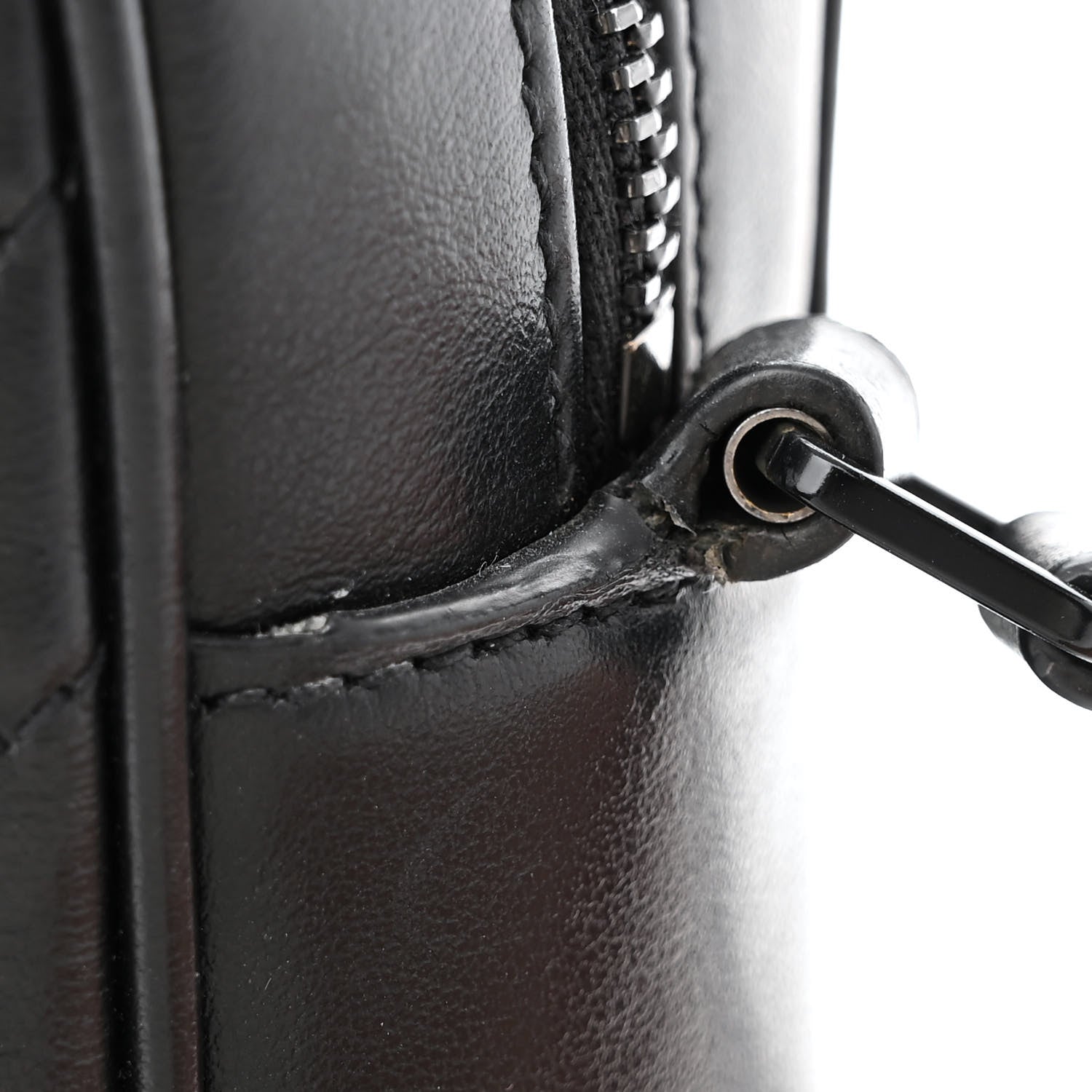 Saint Laurent Calfskin Matelasse Monogram Monochrome Lou Camera Bag Black 12 of 12