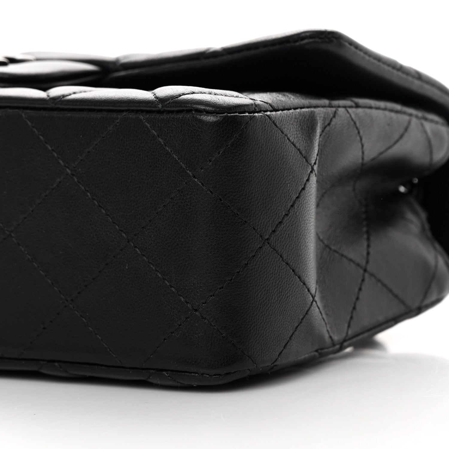 Chanel Lambskin Quilted Mini Rectangular Flap So Black 10 of 11
