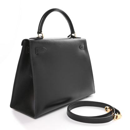 Hermes Box Kelly Sellier 28 Black 3 of 10