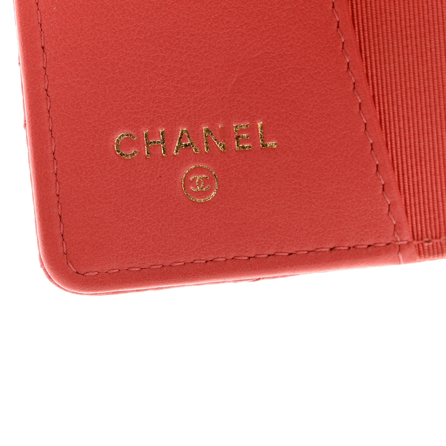 Caviar Quilted Classic 4 Key Holder Wallet Dark Pink