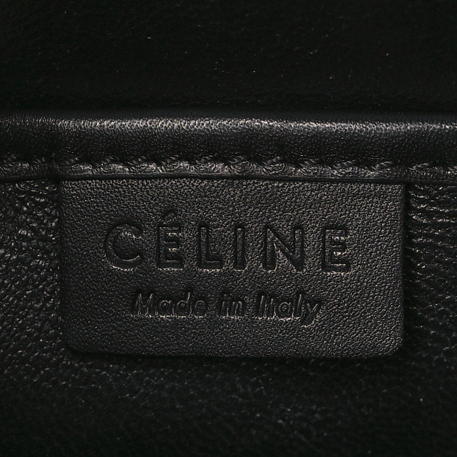 Celine Drummed Calfskin Suede Nano Tri-Color Luggage Amber 6 of 11