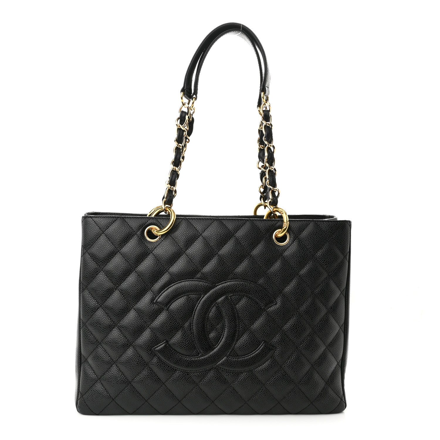 Chanel Caviar Quilted Grand Shopping Tote GST Black 1 of 10