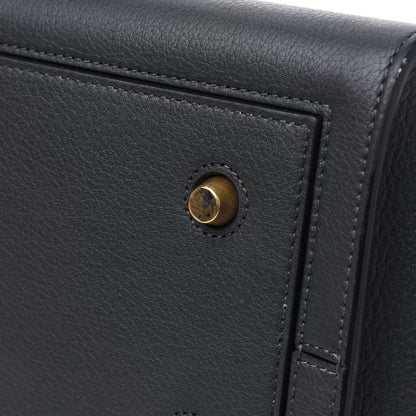 Celine Crisped Calfskin Mini Tie Knot Tote Anthracite 17 of 21