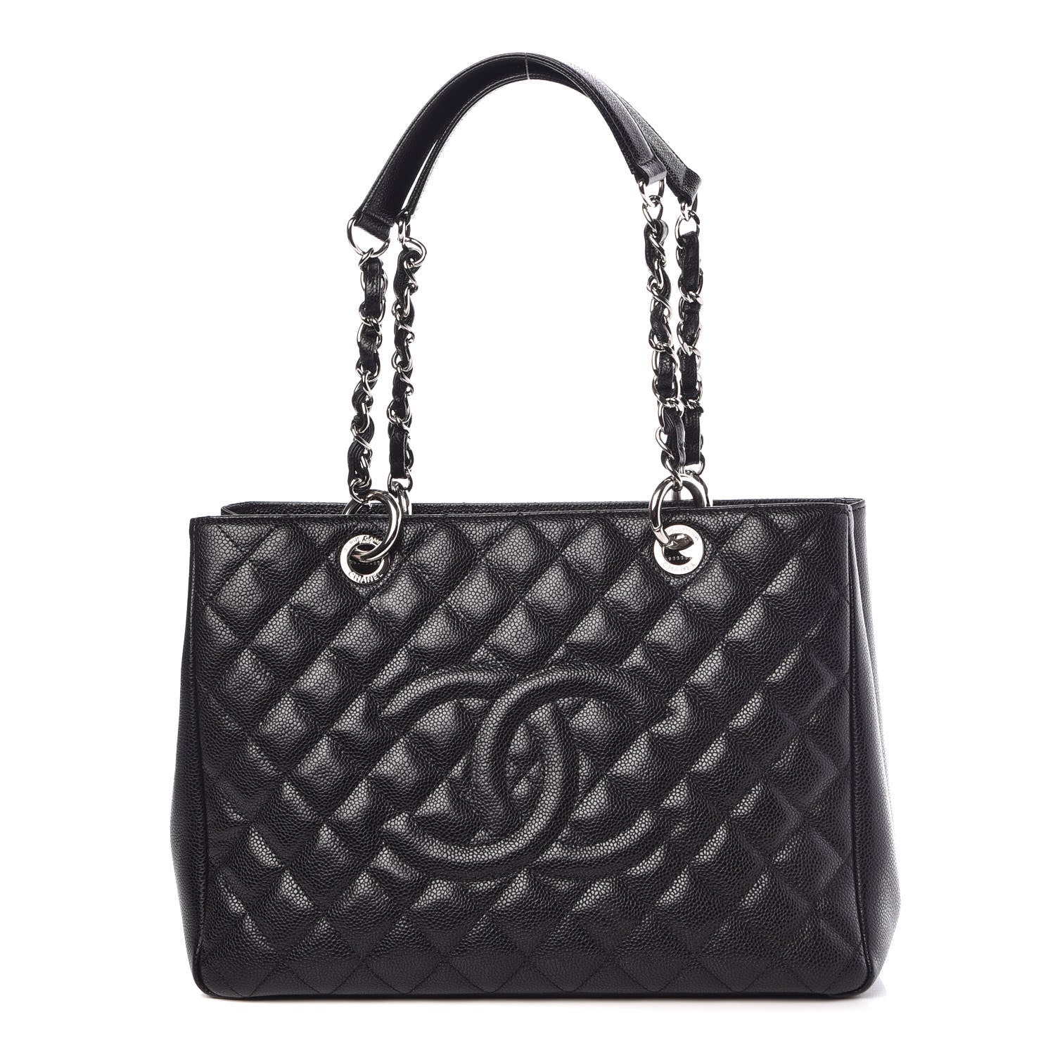 Chanel Caviar Quilted Grand Shopping Tote GST Black 1 of 10