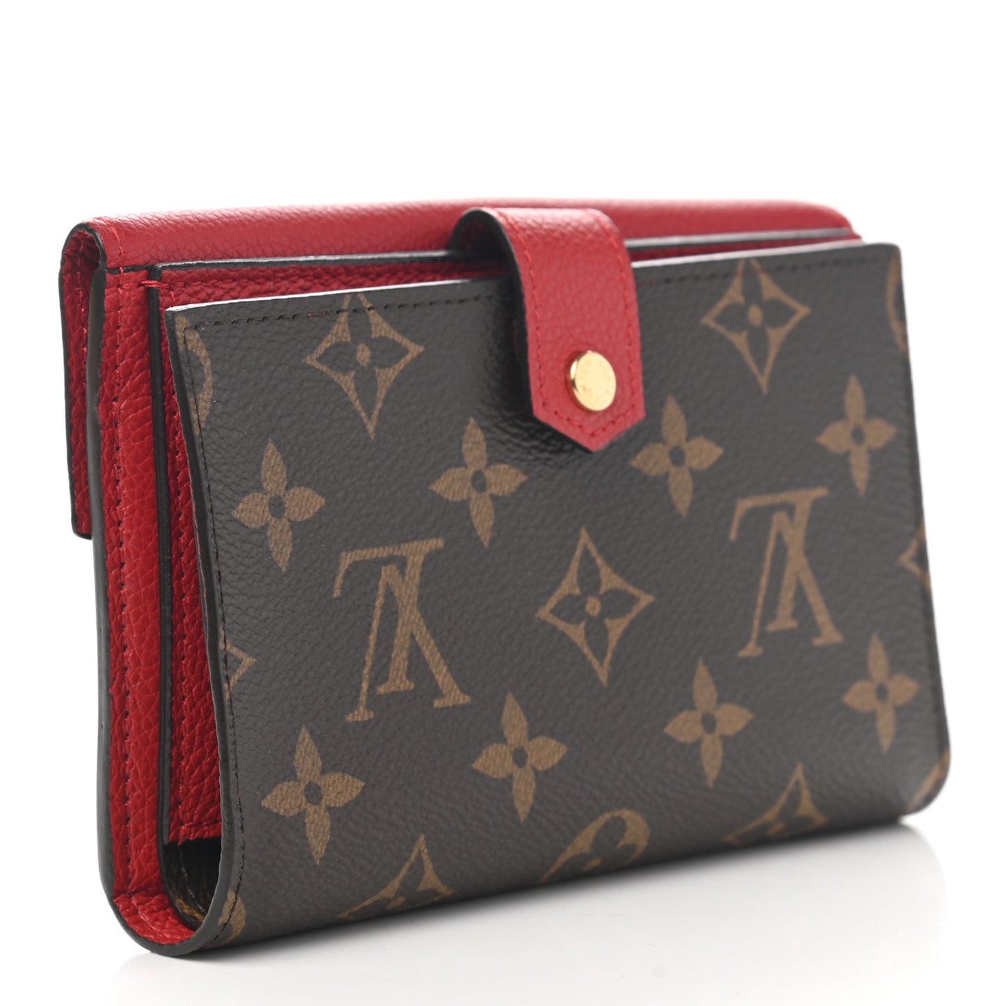 Monogram Pallas Compact Wallet Cherry