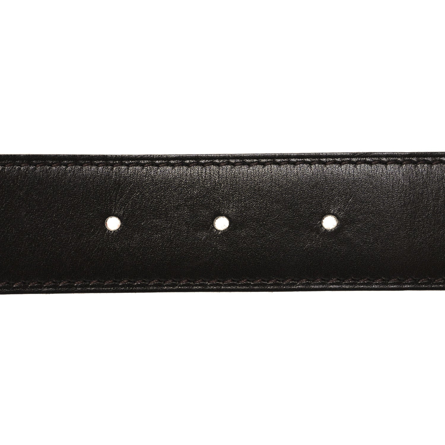 Hermes Box Togo 32mm Belt Strap Black Orange 3 of 8