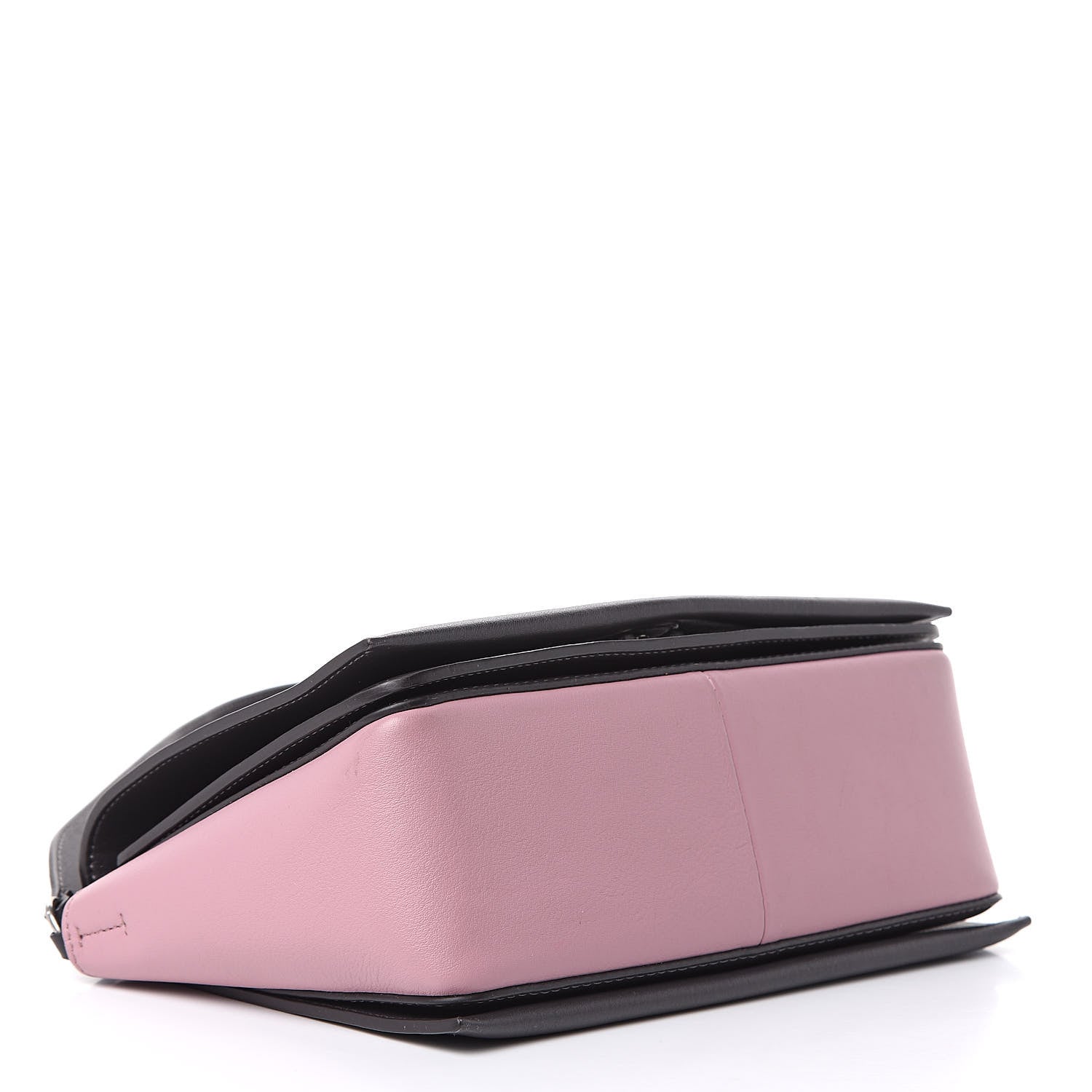 Celine Shiny Smooth Calfskin Medium Frame Shoulder Bag Liquorice Antique Rose 4 of 11