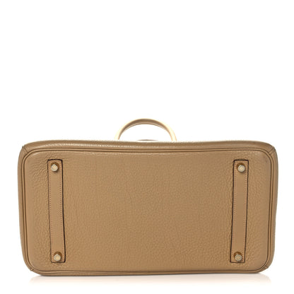 Hermes Taurillon Clemence Birkin 35 Tabac Camel 5 of 40